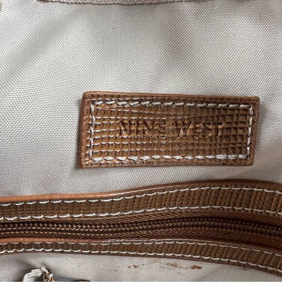 Nine West Travel Bag Brown/Bronze Carry On Overnighter Commuter - Picture 14 of 15